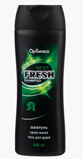 " FRESH NEXT" шампунь для мужчин 3в1 300мл