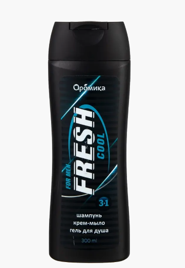 "FRESH  COOL" шампунь для мужчин 3в1 300мл