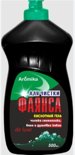 ГЕЛЬ для ЧИСТКИ ФАЯНСА 500мл кислотный - флип топ