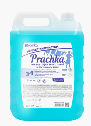 ГЕЛЬ для стирки 5000мл PRACHKA EXTRA WHITE  (К)