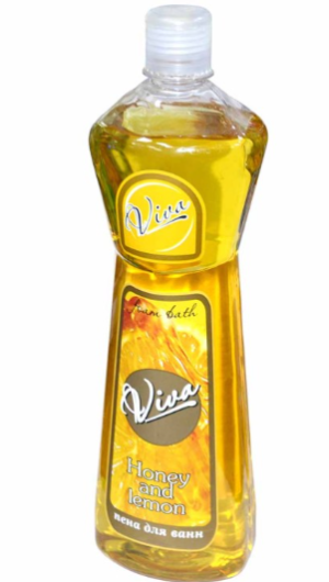 "Viva" пена для ванн  1000мл  HONEY and LEMON
