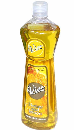 "Viva" пена для ванн  1000мл  HONEY and LEMON