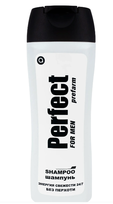 PERFECT шампунь FOR MEN 300мл Энергия свежести (БЕЛЫЙ)