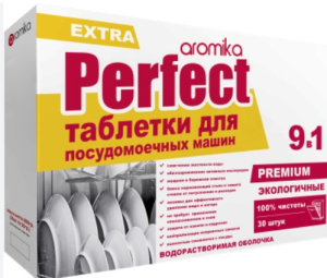 PERFECT для ПММ таблетки бесфосфатные в водорастворимой оболочке 30 шт./к.