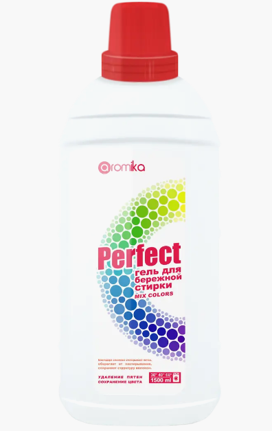 PERFECT гель для стирки 1500 мл MIX COLORS