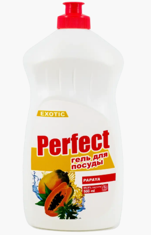 PERFECT гель для посуды 1100 мл PAPAYA