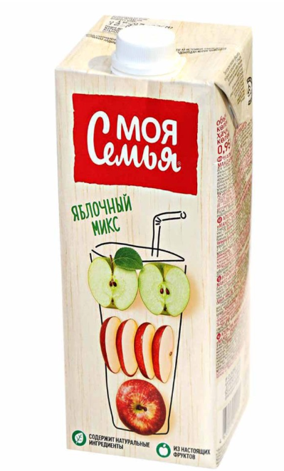 Сок Моя семья из яблок Яблочный микс 950мл