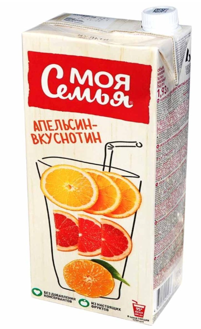 Сок Моя семья из апельсина и грейпфрута  1,93л