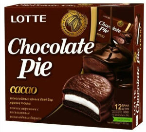 Печенье LOTTE Чоклет Пай Какао 336гр