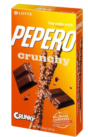 Печенье Crunchy Pepero 39гр
