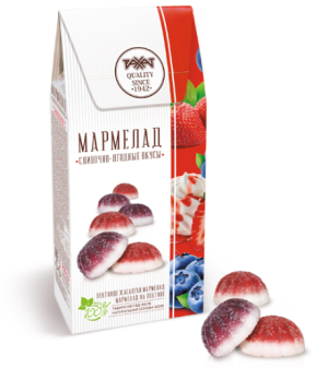 Мармелад сливочно-ягодные вкусы 250гр Рахат