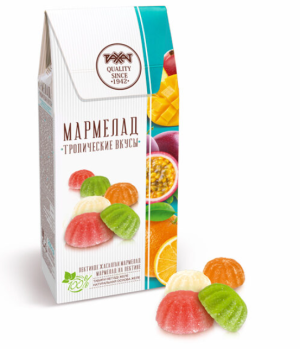 Мармелад Тропические вкусы 250гр Рахат