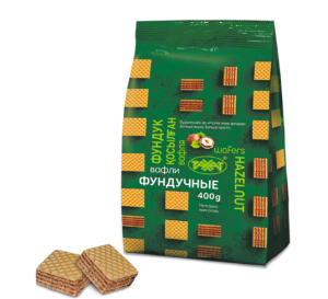 Вафли фундучные евросигма 400гр Рахат