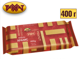 Вафли РахатАрахис 400гр Рахат