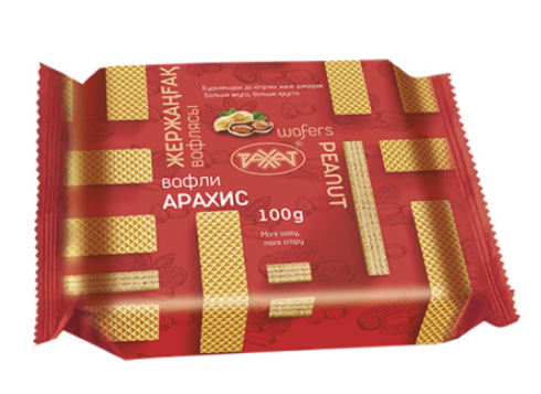 Вафли РахатАрахис 100гр Рахат