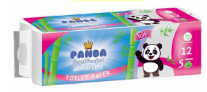Туалет.бумага 5 слоя 12рул   Panda Royal Comfort Grand Lite
