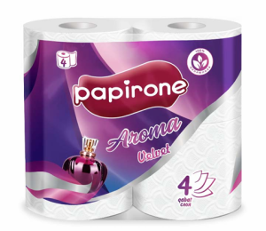 Туалетная бумага «Papirone Aroma» 3слоя 4рулон.