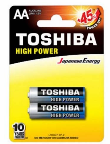 Батарейки TOSHIBA High Power AA  2шт