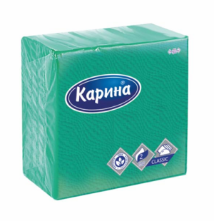 Салфетка «Евро CLASSIC» 33х33 цветная 20листов
