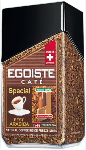 Egoiste Special 100гр молотый растворимый (100% Арабика)