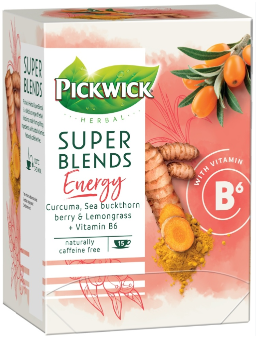 PICKWICK SUPER BLENDS  ENERGY чай травяной 15шт