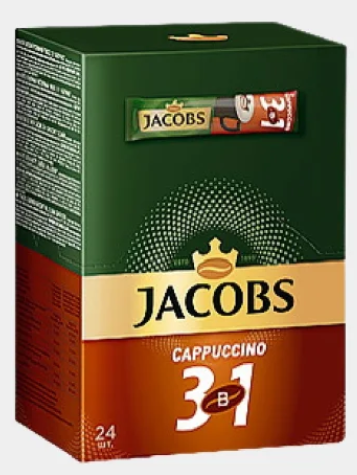 JACOBS MONARCH 3B1 CAPPUCCINO 288гр