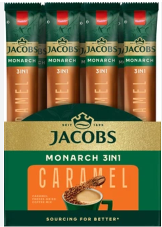 JACOBS MONARCH 3B1 CARAMEL 367гр