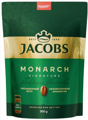 JACOBS MONARCH 230гр дойпак