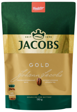 JACOBS GOLD 130гр дойпак