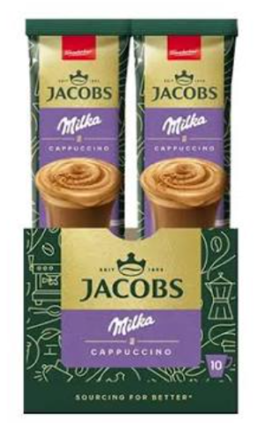 JACOBS  MILKA CAPPUCCINO 180гр