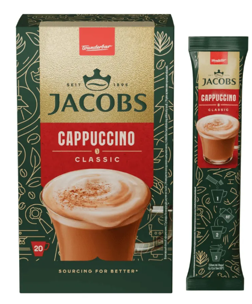 JACOBS Monarch 3В1 SPECIALTIES Cappuccino 280гр