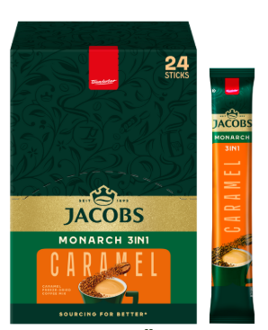 JACOBS MONARCH 3B1 CARAMEL 360гр