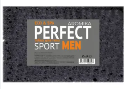 PERFECT  Губка банная для тела мужская  "Eco&Spa  SPORT MEN"