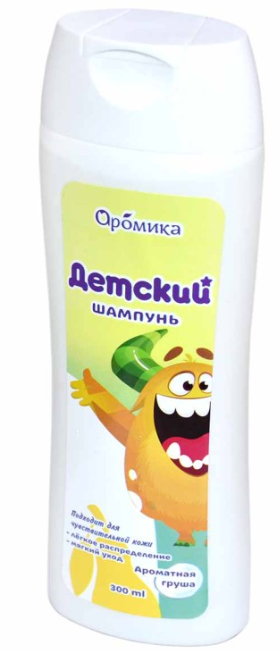 "ДЕТСКИЙ" шампунь 300мл  Ароматная груша АРОМИКА