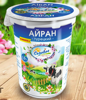 Айран ТМ "Садовое" 1,5% 350 гр