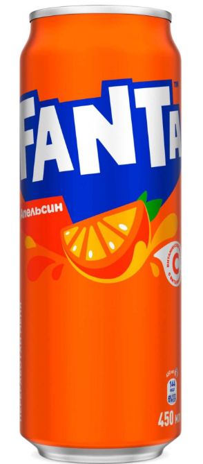 Fanta 450мл алюминиевая банка