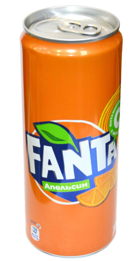 Fanta 250мл алюминиевая банка