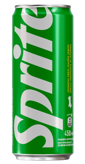 Sprite 450мл алюминиевая банка