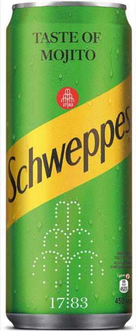 Тоник Schweppes мохито 450мл