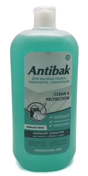 ANTIBAK для полов CLEAN & PROTECTION МЕНЬШЕ ПЕНЫ 1100мл