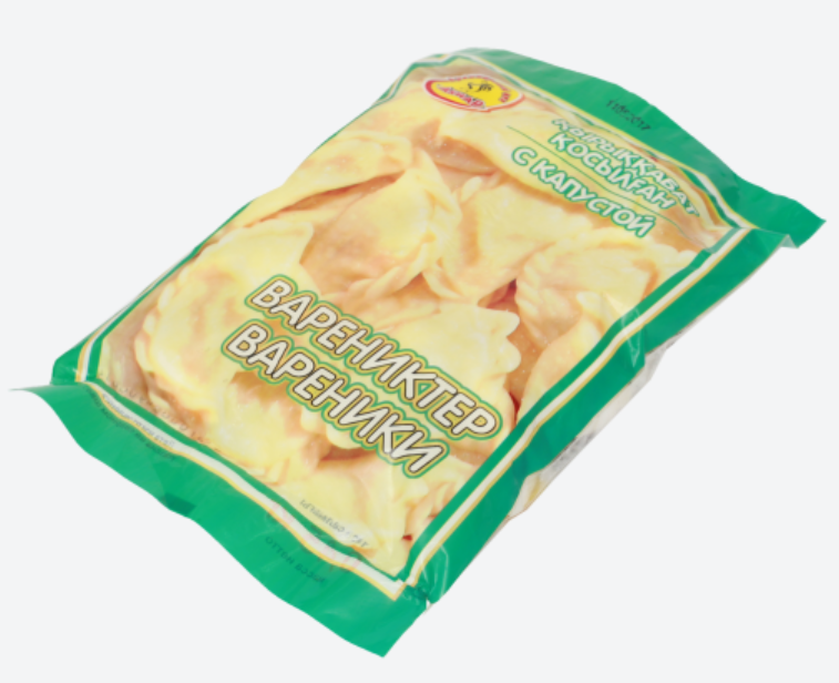 Вареники с капустой 2кг Акнар