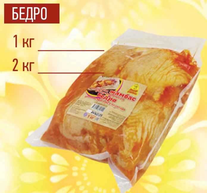 Бедро ЦБ в маринаде 1кг Акнар