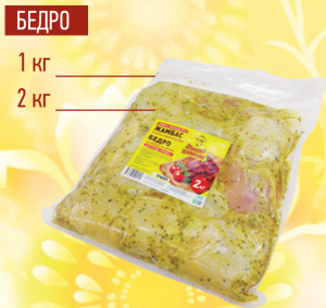 Бедро ЦБ в маринаде Прованс 1кг Акнар