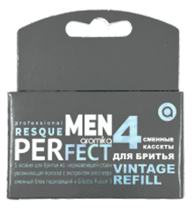 PERFECT "GLADIATOR REFILL" Смен/кассеты для бритв с 3-лезвием 4шт  HJ-M3 2