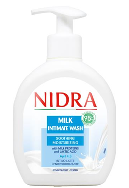 Гель для интимной гигиены NIDRA 300мл с молочными протеинами