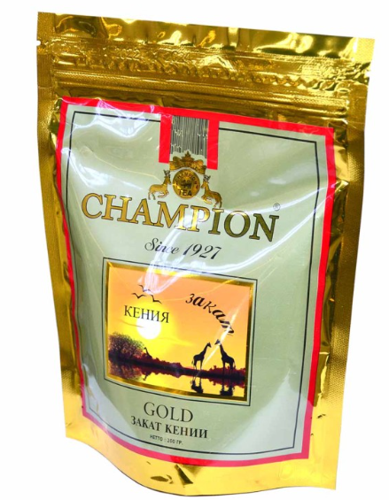 Champion Закат Кении 200гр, черный гранулированный чай