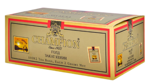 Champion Закат Кении 100шт, черный пакетированный чай