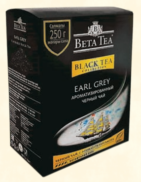 BETA EARL GREY 250гр черный листовой чай с бергамотом