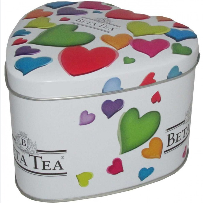 Beta Tea Маленькое сердце черный листовой чай 100гр (ЖБ)
