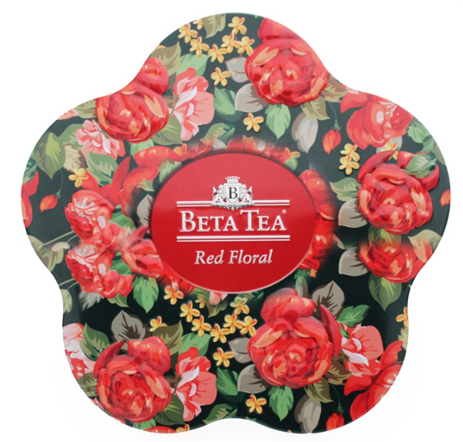 Beta Tea Красный флорап черный листовой чай 100гр (ЖБ)